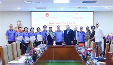 Hội thảo chuyên đề giữa VKSND Tp. Hà Nội và VKS tối cao Cuba